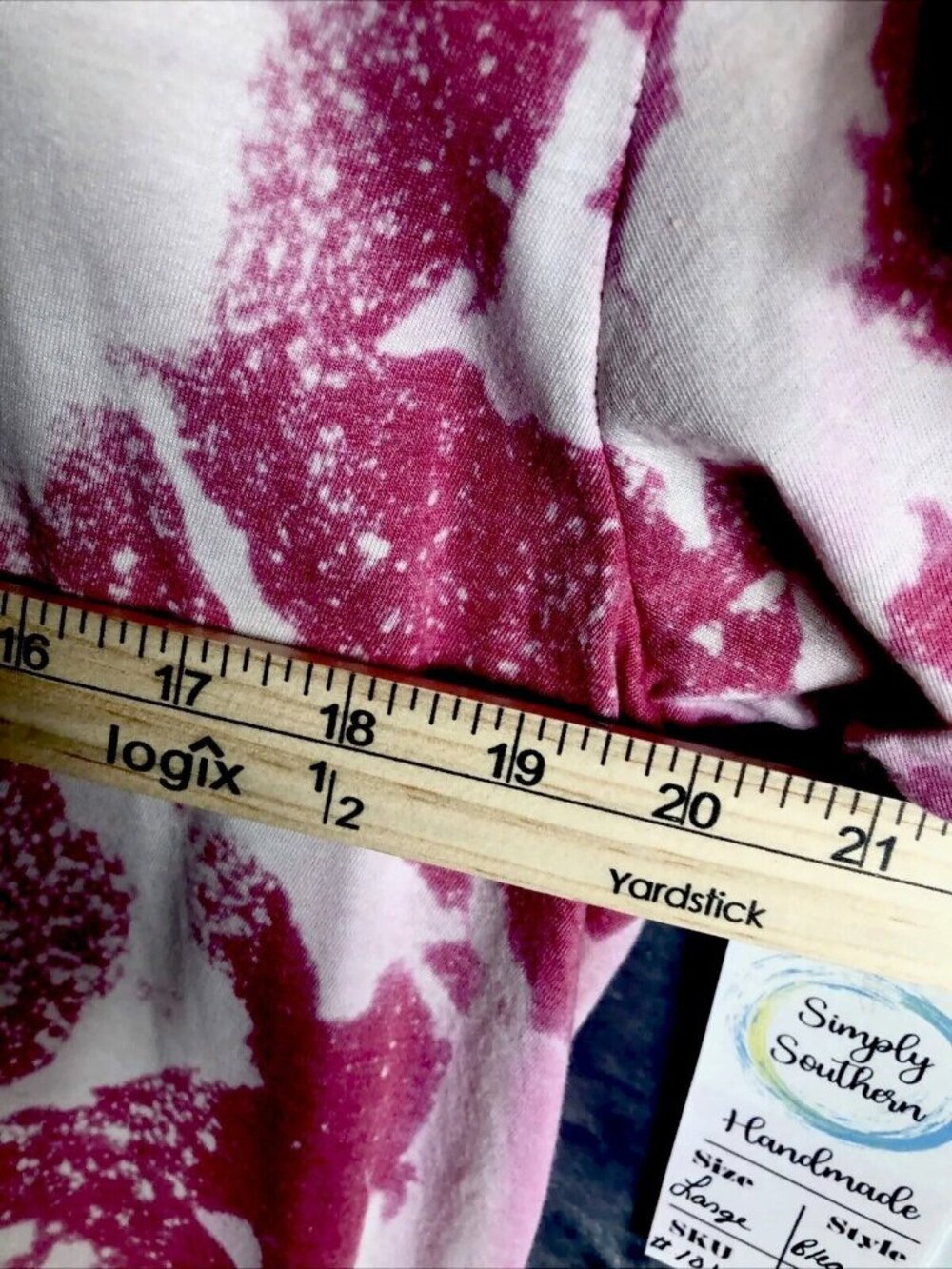 Best Mom Ever Shirt Women’s Large Custom Tye Dyed Bleached Handmade Pink T Short - Picture 11 of 12